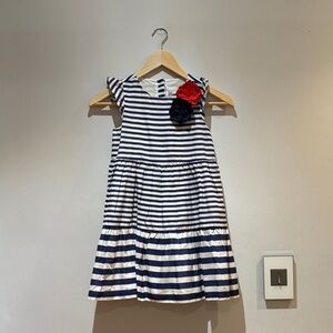 Janie & Jack Nautical Striped Kids Dress